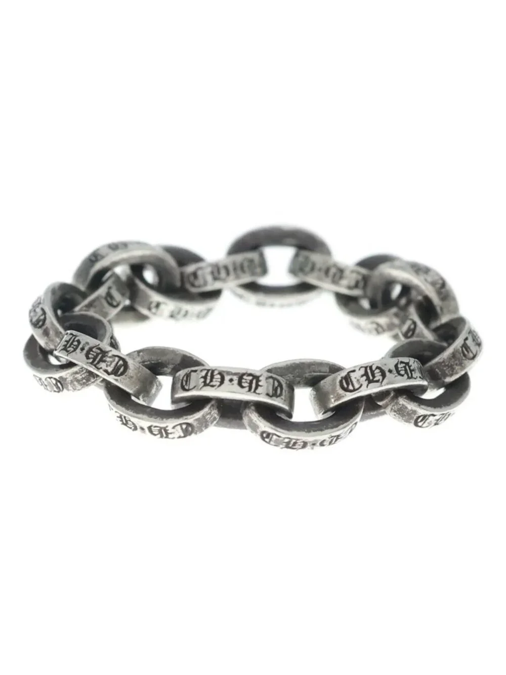 Chrome Hearts Paper Chain Ring Silver